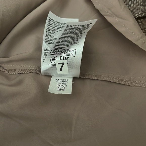 NWT Banana Republic snakeskin print chiffon spaghetti strap dress - Picture 13 of 13